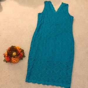 Charlotte Russe Teal Green Dress - 3X